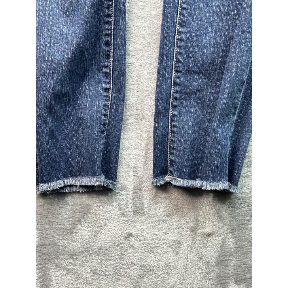 torrid Dark Blue Distressed Boyfriend Jeans - Picture 5 of 11